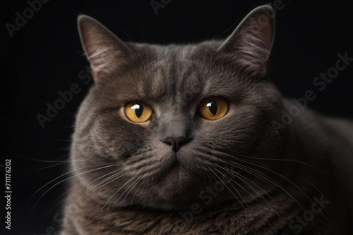 Portrait of a cat, Generative AI