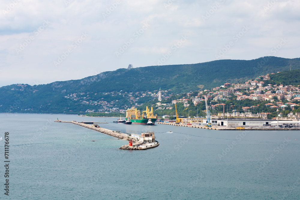 The Port of Trieste is a port in the Adriatic Sea in Trieste, Italy.