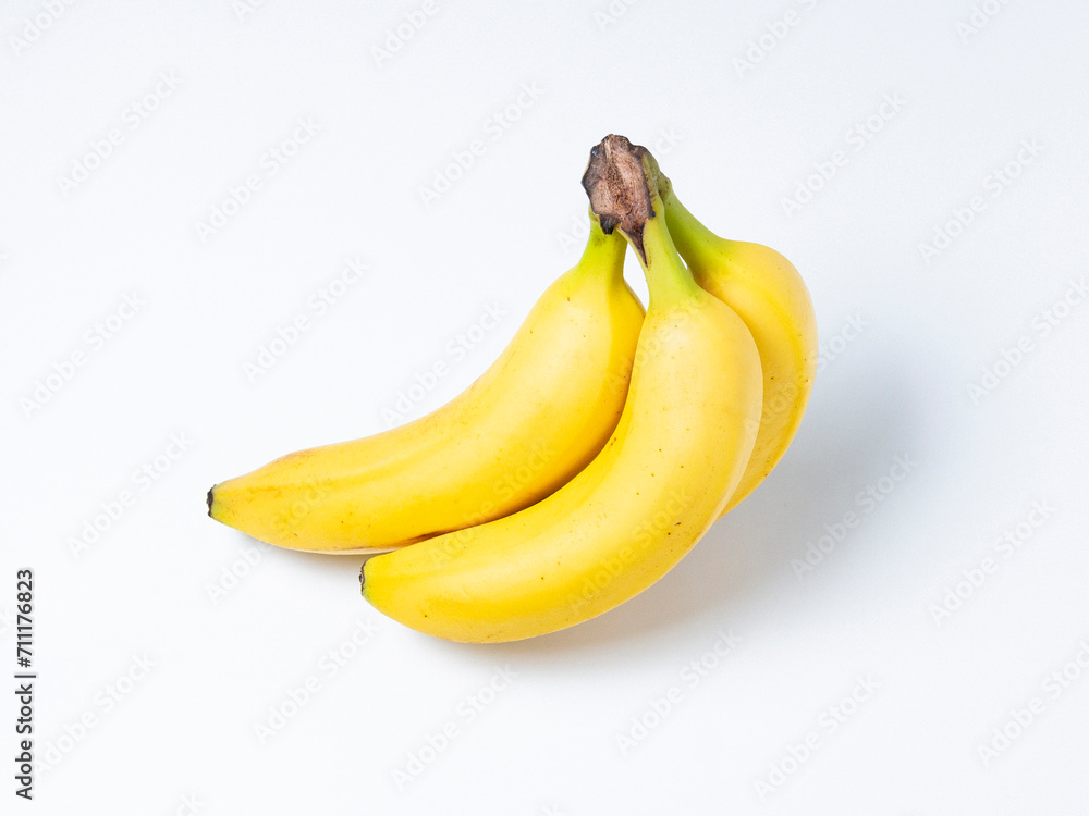 A small bunch of bananas A small bunch of bananas