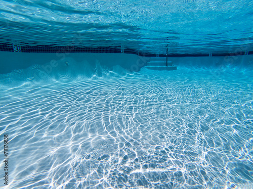 Underwater sunlight pattern...