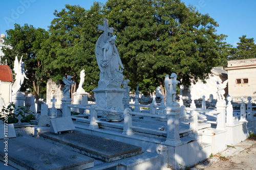 Colon Funerary Monument. National Monument of  Cuba. One of the biggest cementeries in the world photo