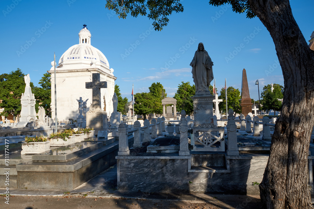 Colon Funerary Monument. National Monument of Cuba. One of the biggest cementeries in the world Colon Funerary Monument. National Monument of Cuba. One of the biggest cementeries in the world