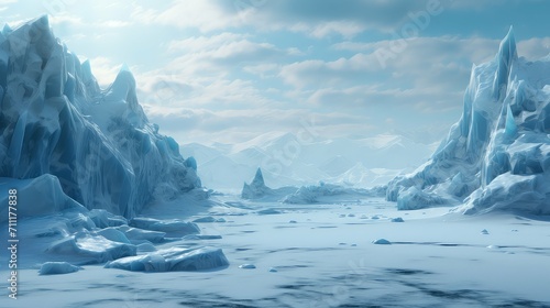 frozen glacier ice background illustration cold snow, melt climate, arctic antarctic frozen glacier ice background