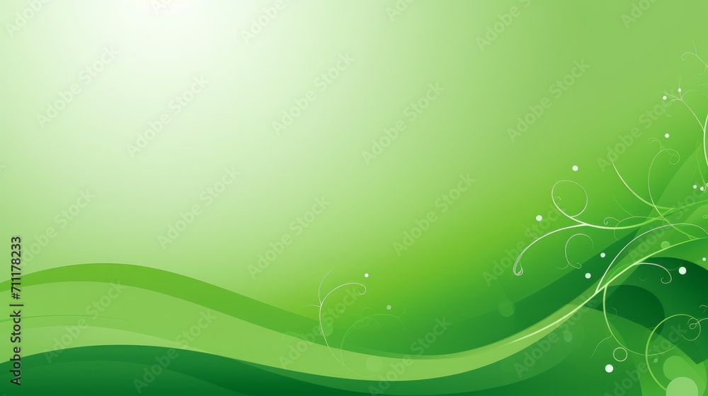 Abstract Green Artistic Background