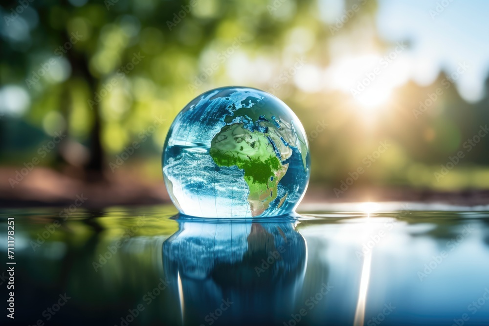 eco concept It shows the collaborative efforts of people who care for the earth, the importance of water, land, forests and animals. eco concept It shows the collaborative efforts of people who care for the earth, the importance of water, land, forests and animals.