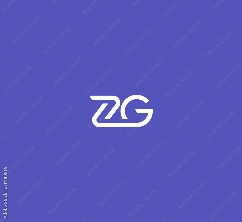 ZG, GZ letter logo design template elements. Modern abstract digital alphabet letter logo. Vector illustration. New Modern logo. ZG, GZ letter logo design template elements. Modern abstract digital alphabet letter logo. Vector illustration. New Modern logo.