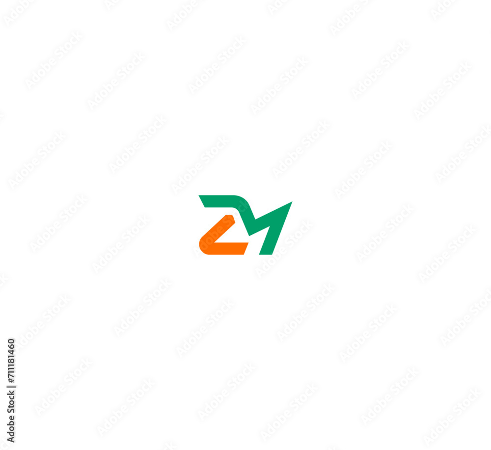 ZM, MZ letter logo design template elements. Modern abstract digital alphabet letter logo. Vector illustration. New Modern logo. ZM, MZ letter logo design template elements. Modern abstract digital alphabet letter logo. Vector illustration. New Modern logo.