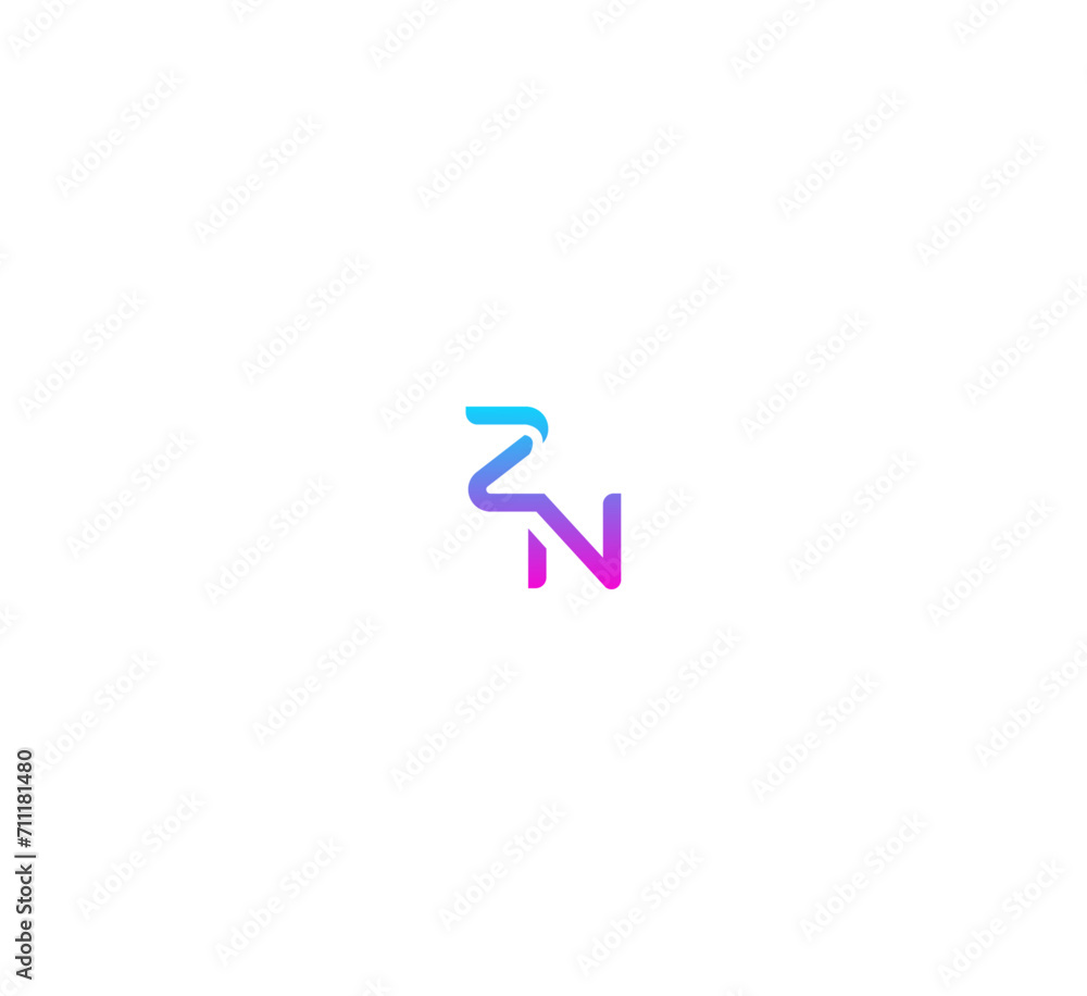 ZN, NZ letter logo design template elements. Modern abstract digital alphabet letter logo. Vector illustration. New Modern logo. ZN, NZ letter logo design template elements. Modern abstract digital alphabet letter logo. Vector illustration. New Modern logo.