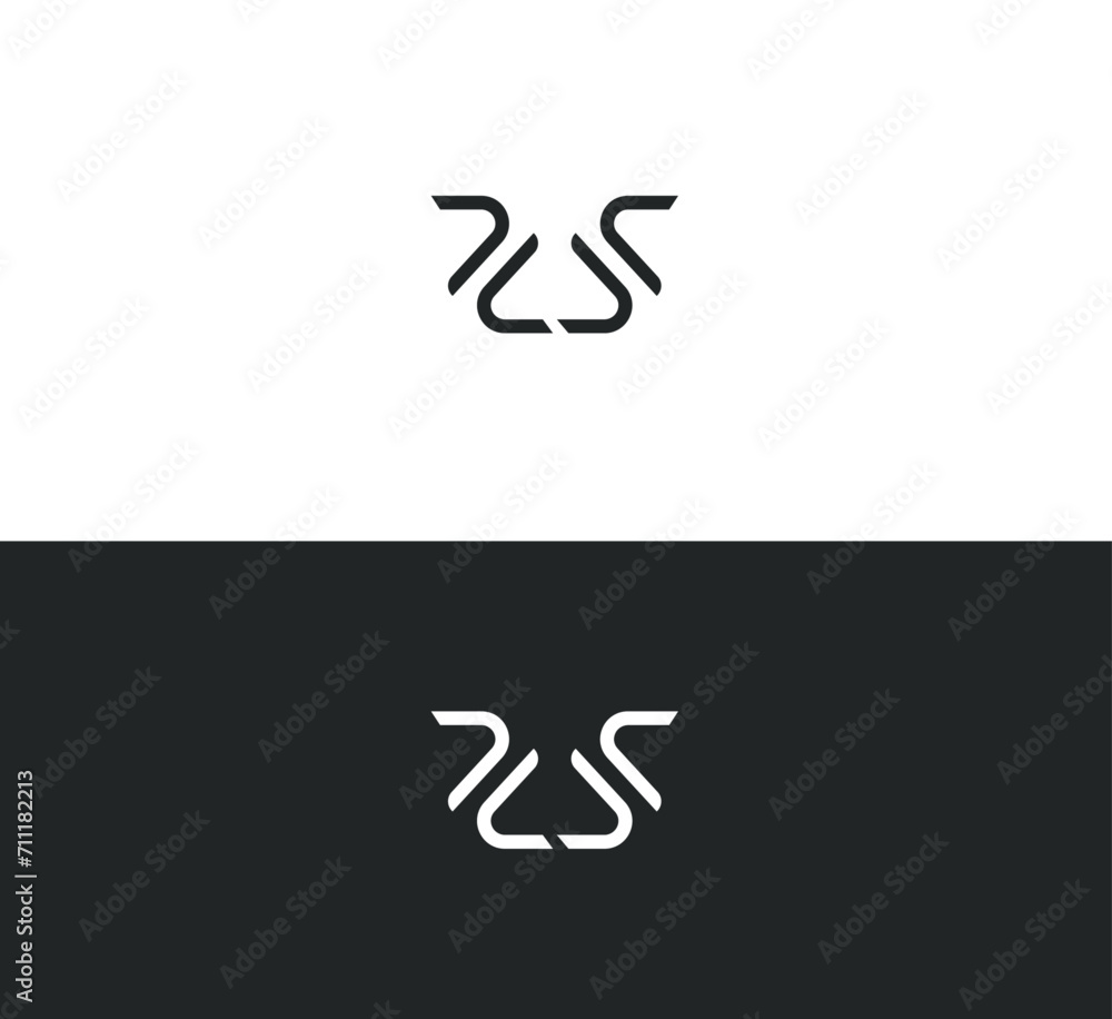 ZS, SZ, ZZ letter logo design template elements. Modern abstract digital alphabet letter logo. Vector illustration. New Modern logo. ZS, SZ, ZZ letter logo design template elements. Modern abstract digital alphabet letter logo. Vector illustration. New Modern logo.