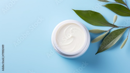 Skin Care Product Surrounded by White Flowers