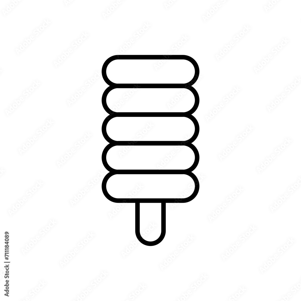 Ice cream stick outline icons, minimalist vector illustration ,simple transparent graphic element .Isolated on white background Ice cream stick outline icons, minimalist vector illustration ,simple transparent graphic element .Isolated on white background