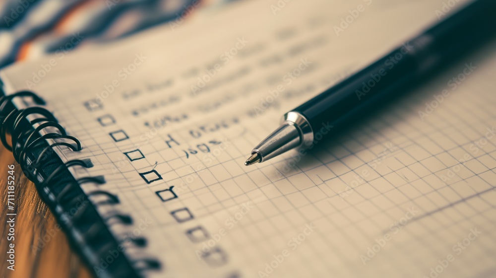 a pen sitting on top of a notebook a pen sitting on top of a notebook