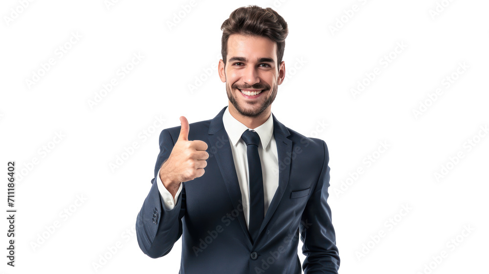 Smart businessman standing with confidence isolated on background. Smart businessman standing with confidence isolated on background.