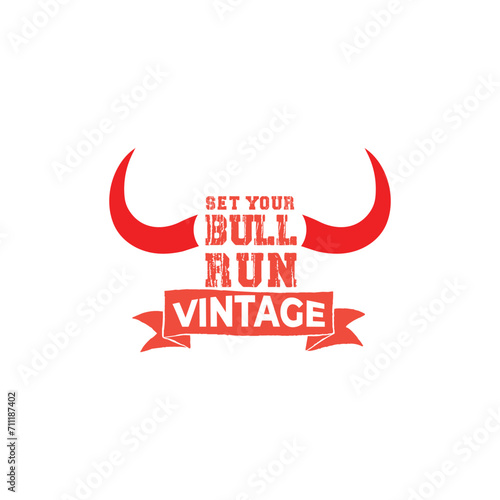 Vintage logo & t shirt design template
