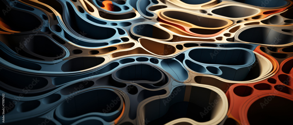 Abstract Geometric Maze Abstract Geometric Maze