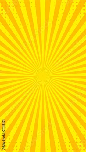 Retro Sunbrust Abstract Background Vector Design