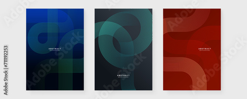 Colorful colourful vector abstract futuristic modern neon poster with shape line. Modern cover template for annual report, flyer, brochure, presentation, poster, and catalog