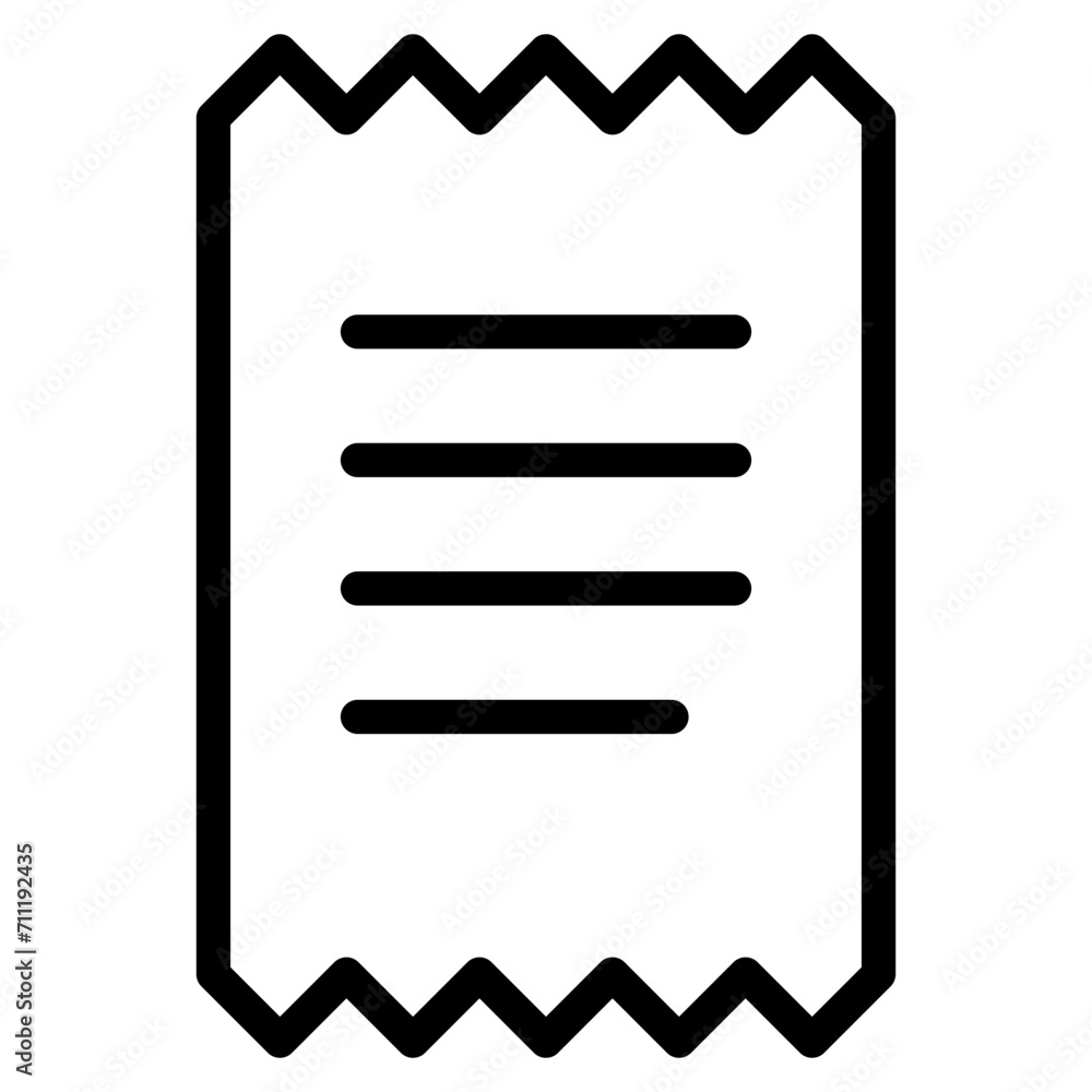 receipt icon receipt icon