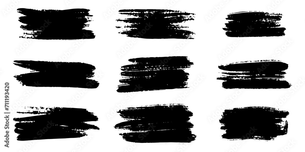 Set of ink brush strokes, brushes, lines, black paint, grungy. hand drawn graphic element isolated on white background. vector illustration. Set of ink brush strokes, brushes, lines, black paint, grungy. hand drawn graphic element isolated on white background. vector illustration.