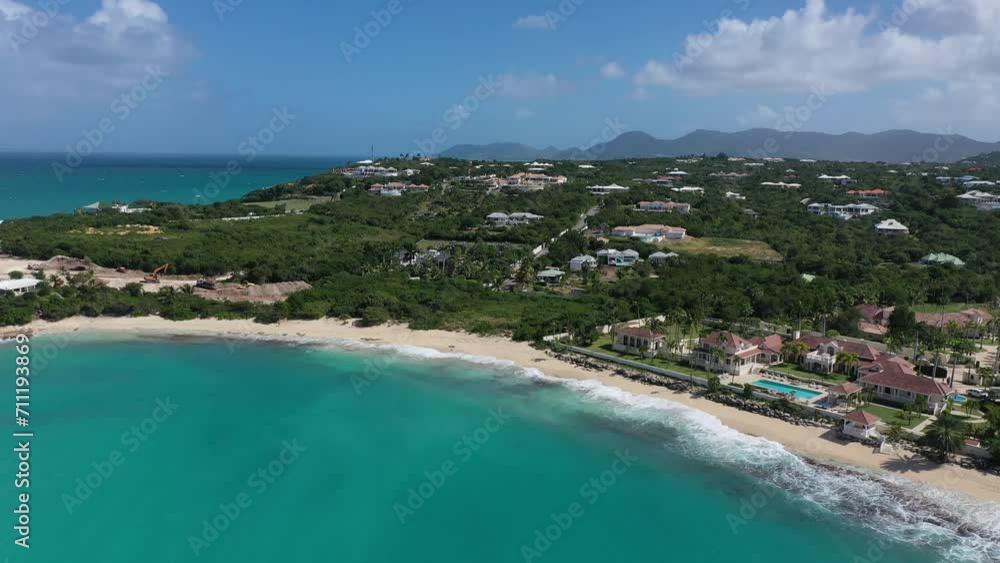 Aerial drone photography of Sint Maarten in the Caribbean Aerial drone photography of Sint Maarten in the Caribbean