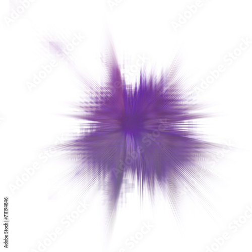 An abstract transparent glitch art burst texture design element.