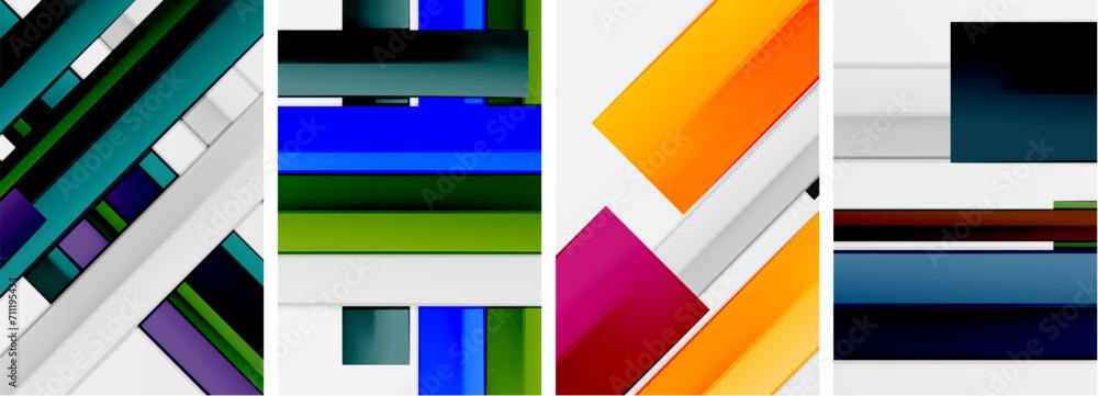 Minimal lines and color stripes poster abstract backgrounds. Vector illustration For Wallpaper, Banner, Background, Card, Book Illustration, landing page Minimal lines and color stripes poster abstract backgrounds. Vector illustration For Wallpaper, Banner, Background, Card, Book Illustration, landing page