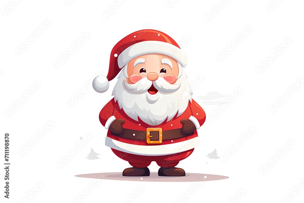 Santa Claus. Vector illustration in cartoon style. Isolated on white background. Santa Claus. Vector illustration in cartoon style. Isolated on white background.