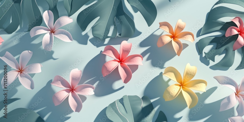 Fototapeta premium Flowers background