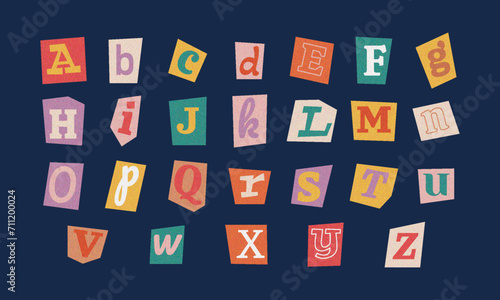 Paper Style Ransom Note Letter