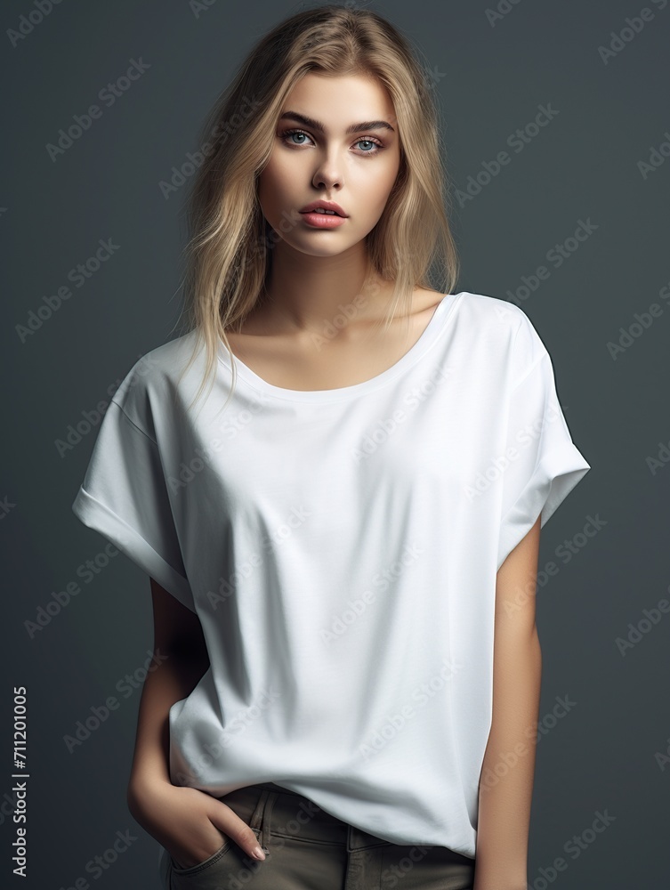white t-shirt as element isolated on white background white t-shirt as element isolated on white background