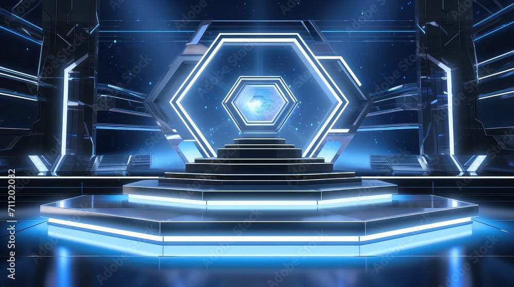 theater stage podium background illustration spotlight audience ...