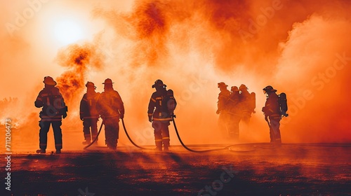 These gripping photographs showcase the tireless efforts of firefighters as they combat dangerous fires. Witness their strength, teamwork, and unwavering determination to keep our communities safe. © Liaisan