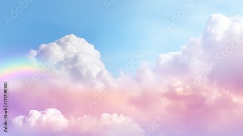 pastel soft rainbow background illustration colors vibrant, gentle serene, dreamy whimsical pastel soft rainbow background © vectorwin