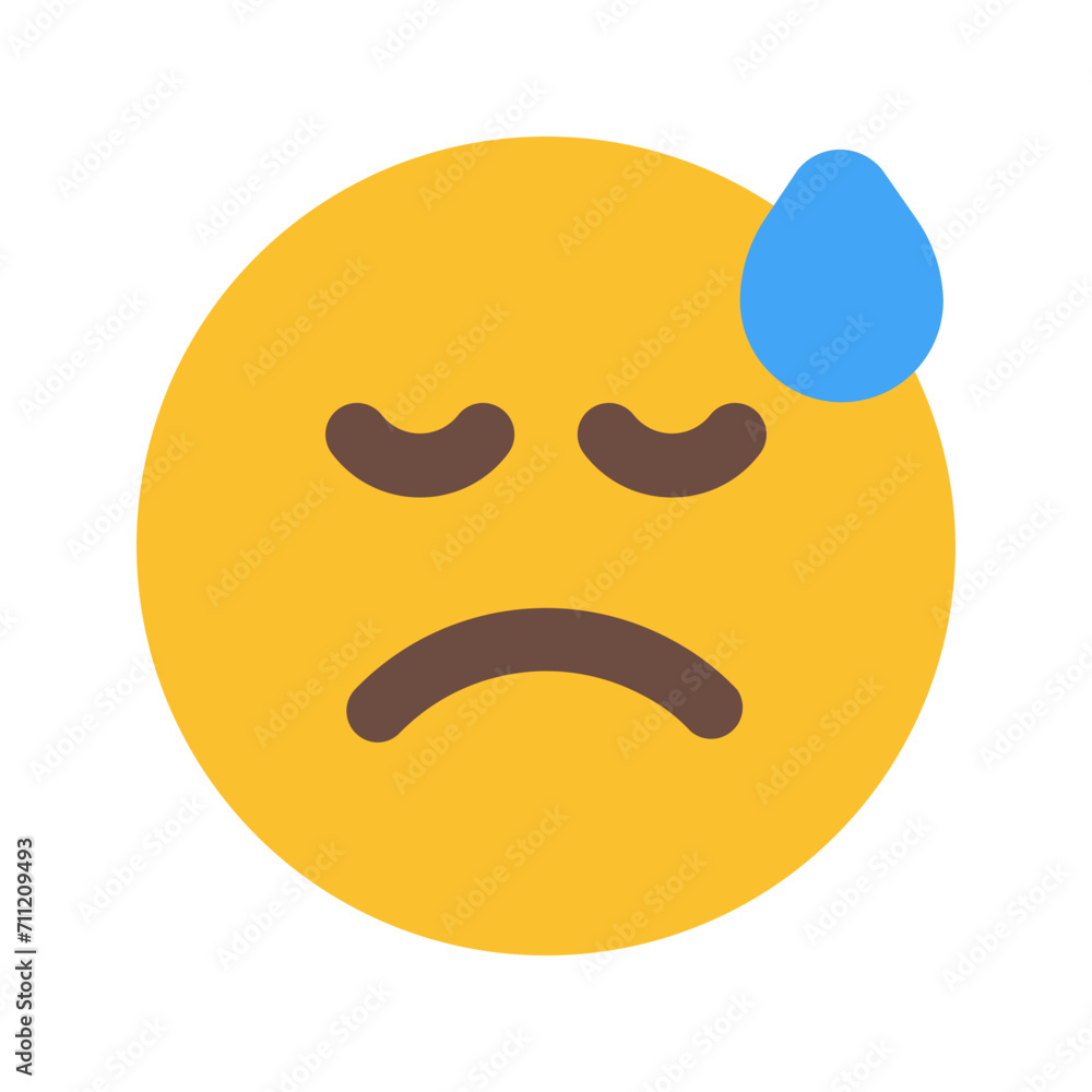 Fototapeta premium disappointed Flat icon