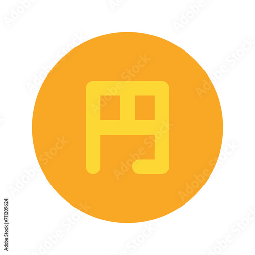 japanese yen Flat icon
