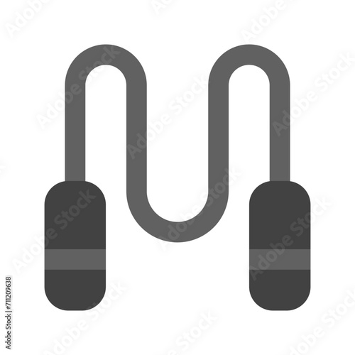 jumping rope Flat icon