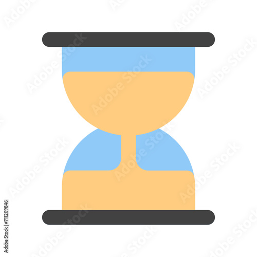 sand clock Flat icon