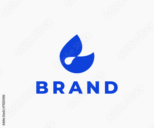 Minimal and Modern Water Logo Design for your business