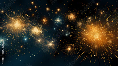 Fireworks background for celebration, holiday celebration concept