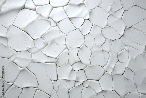 Cracked white ceramic texture background.