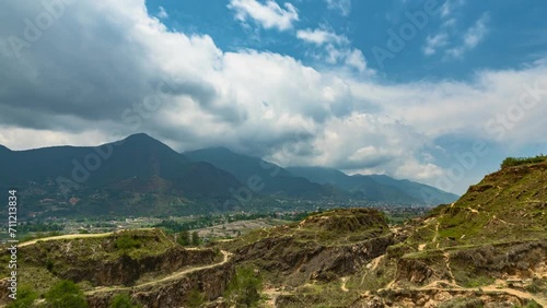 Kathmandu Valley, Urban, Concrete Sprawl, 4K, Timelapse
