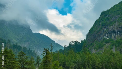 Manaslu Circuit Trek, 4K, Timelapse, Himalayas, Trekking, Scenic Landscape, Verdant Valleys