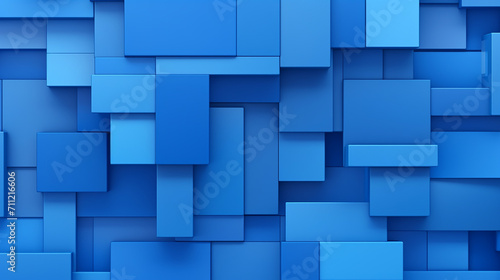 abstract blue plastic constructor seamless pattern background blocks plate flat design
