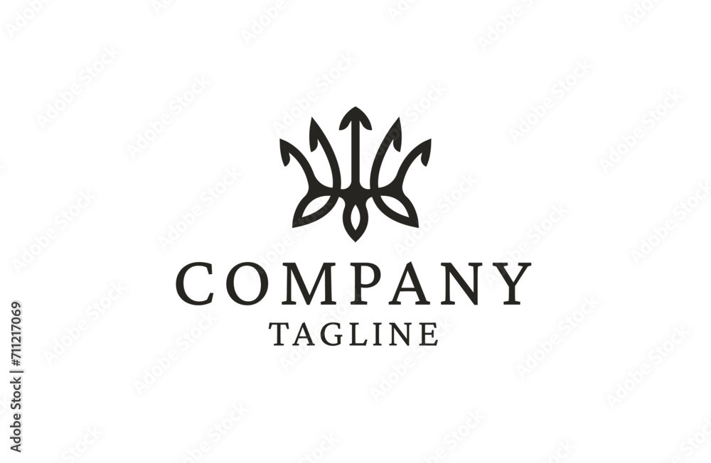 Crown logo design. Royal king modern luxury icon sign illustration Crown logo design. Royal king modern luxury icon sign illustration