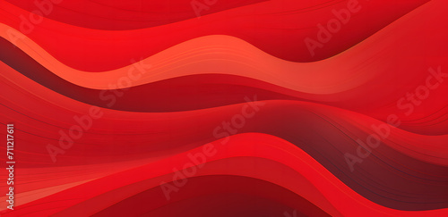 Waved red background with a wavy pattern, Chinese New Year festivities, striped compositions, circular shapes, 2D red pattern with waves, minimalist color palette, Chinese wallpaper.