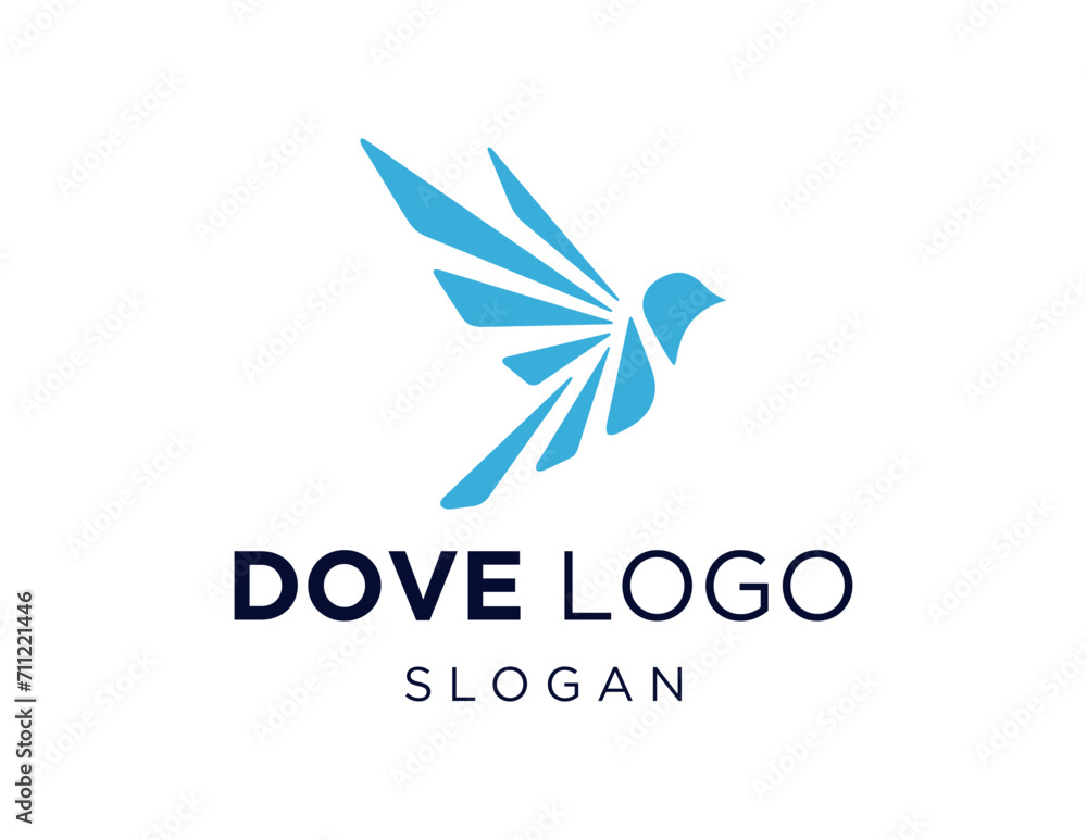 The logo design is about Dove and was created using the Corel Draw 2018 application with a white background. The logo design is about Dove and was created using the Corel Draw 2018 application with a white background.