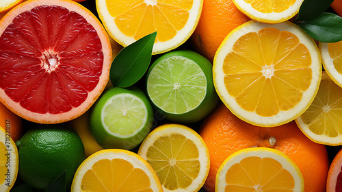 citrus fruits background