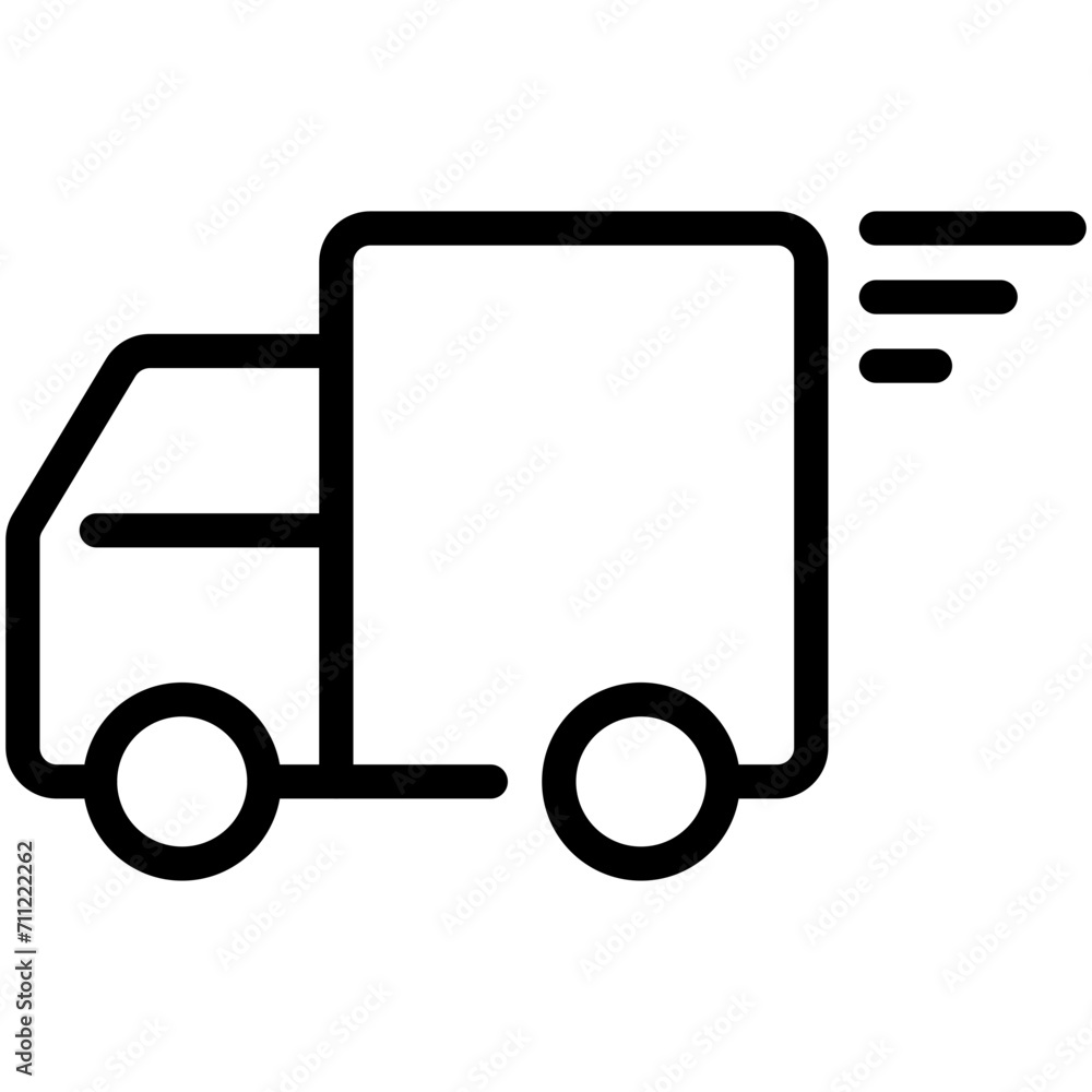 delivery line icon delivery line icon