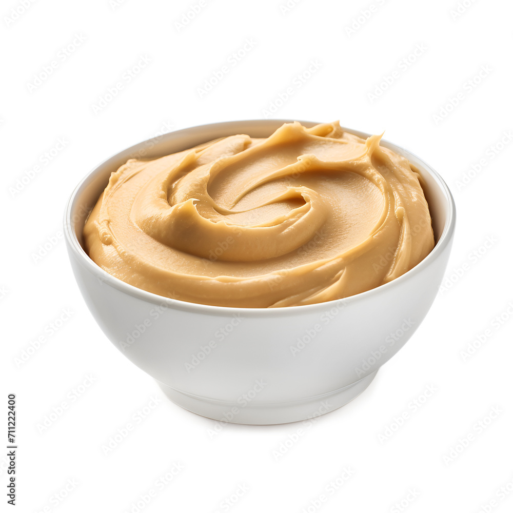 Tasty peanut butter in bowl Tasty peanut butter in bowl