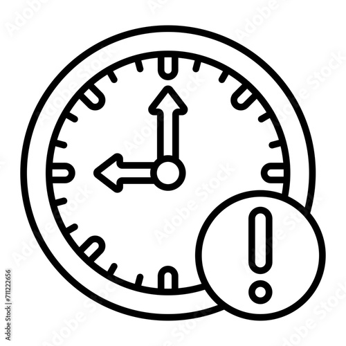   Alert Time line icon